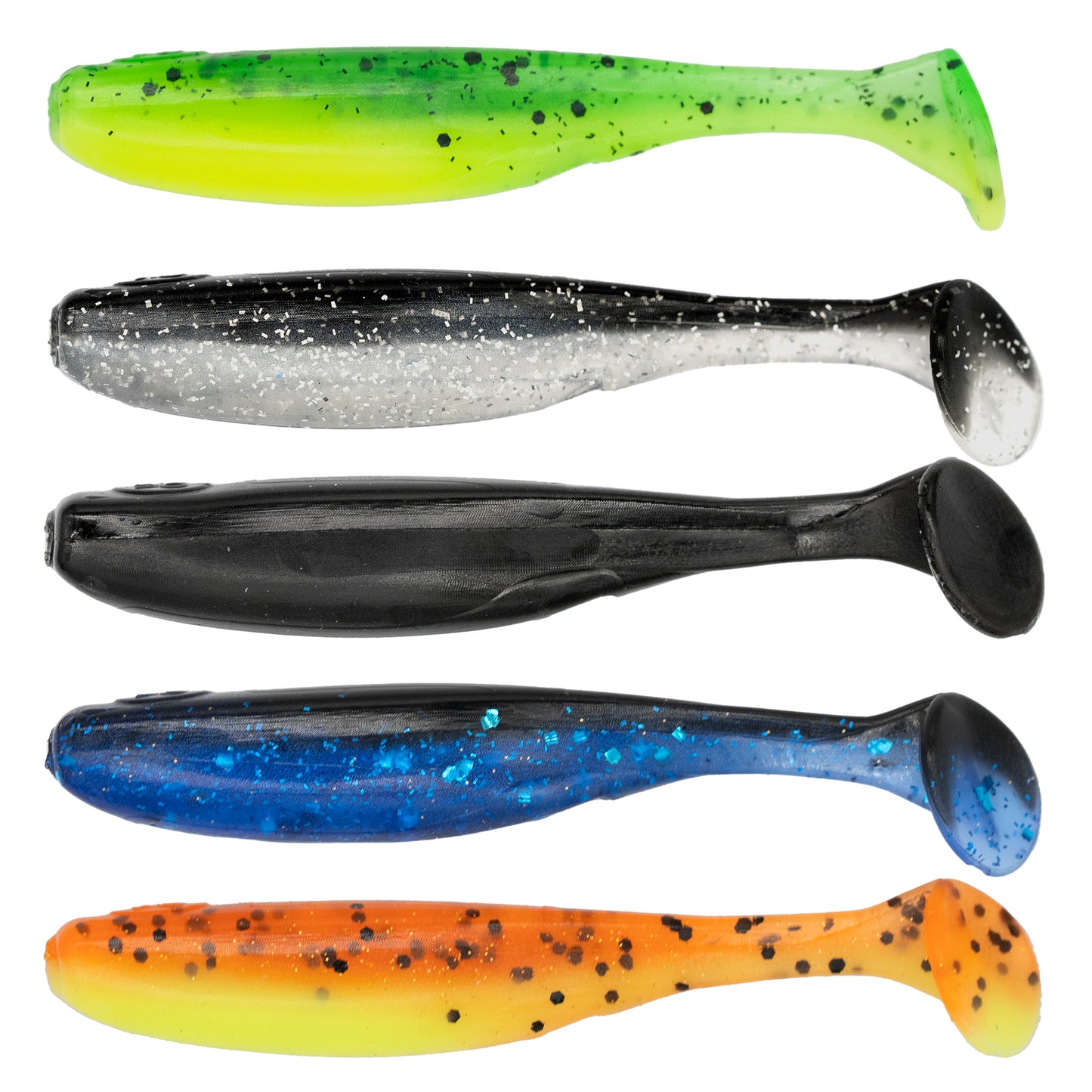 RipRoy Flasher 2.8" 3.0g Swimbait (6 pieces) for Texas Rig, Shakehead, Barramundi