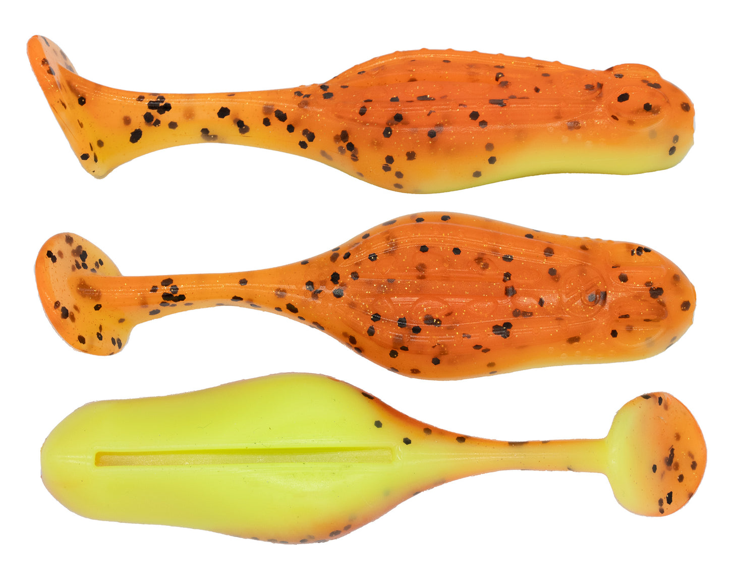 Li'l Polly Top-Water Frog; 7.5cm (3.0"), 7.6g, 3 pieces with free #2/0 hook. Snakehead, Bass