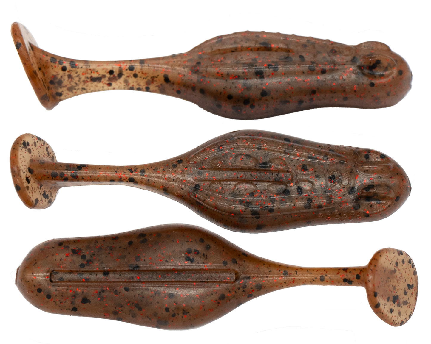 Li'l Polly Top-Water Frog; 7.5cm (3.0"), 7.6g, 3 pieces with free #2/0 hook. Snakehead, Bass