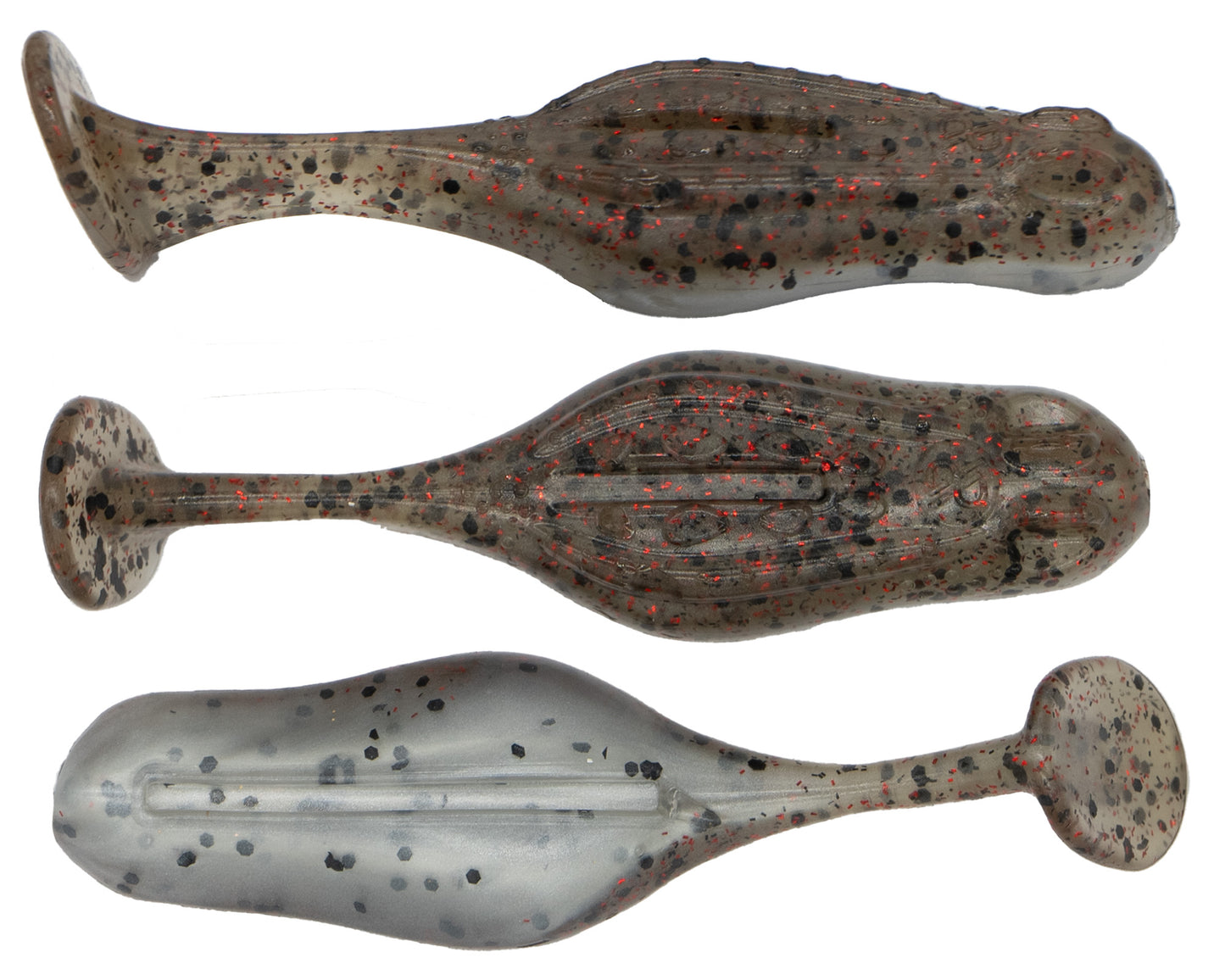 Li'l Polly Top-Water Frog; 7.5cm (3.0"), 7.6g, 3 pieces with free #2/0 hook. Snakehead, Bass