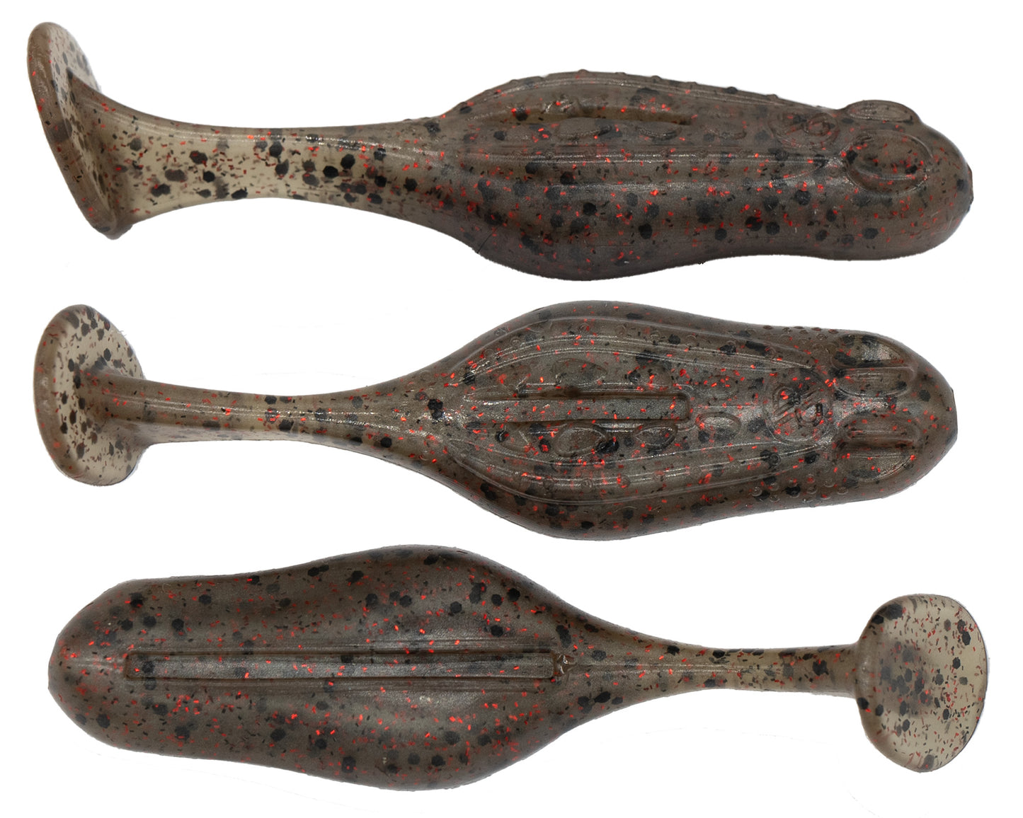 Li'l Polly Top-Water Frog; 7.5cm (3.0"), 7.6g, 3 pieces with free #2/0 hook. Snakehead, Bass