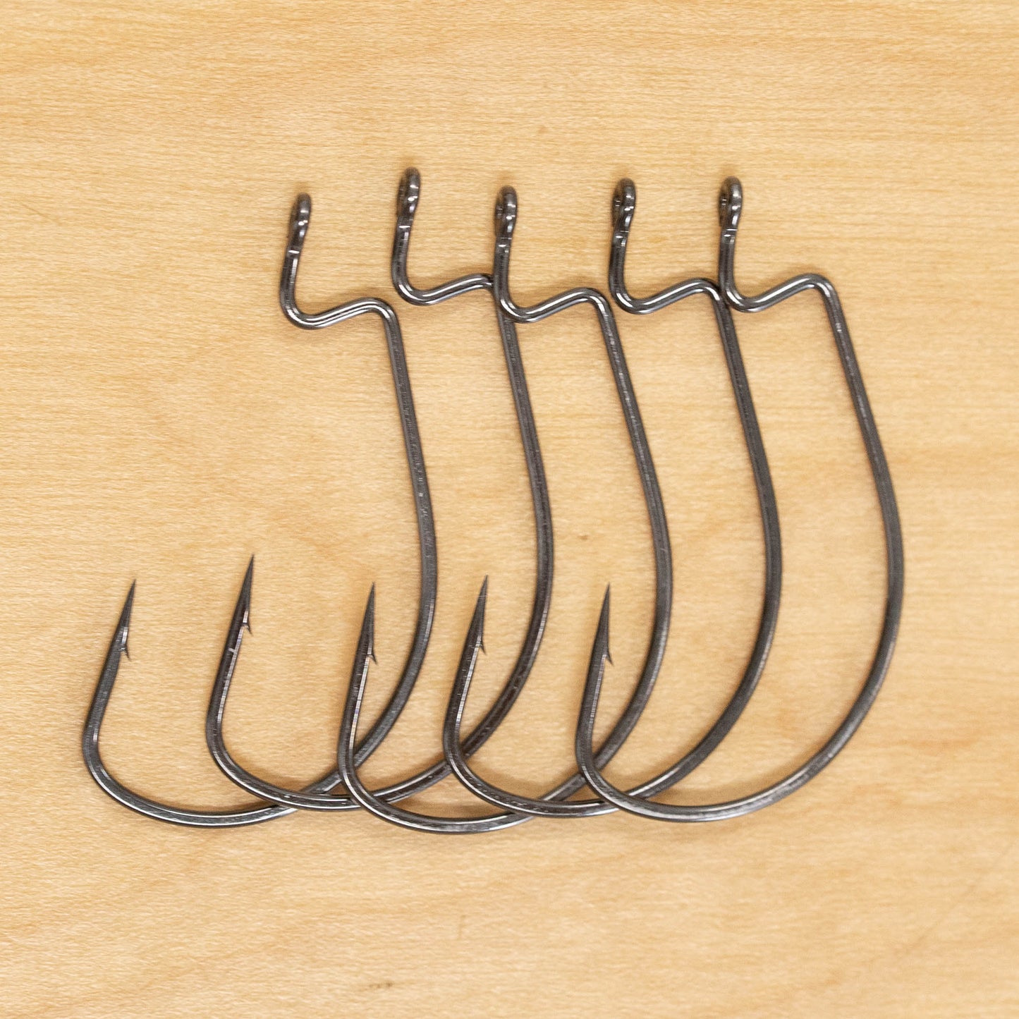 RipRoy Extra Wide Gap (EWG) Hooks for Soft Plastic Baits, 5 hooks/pack