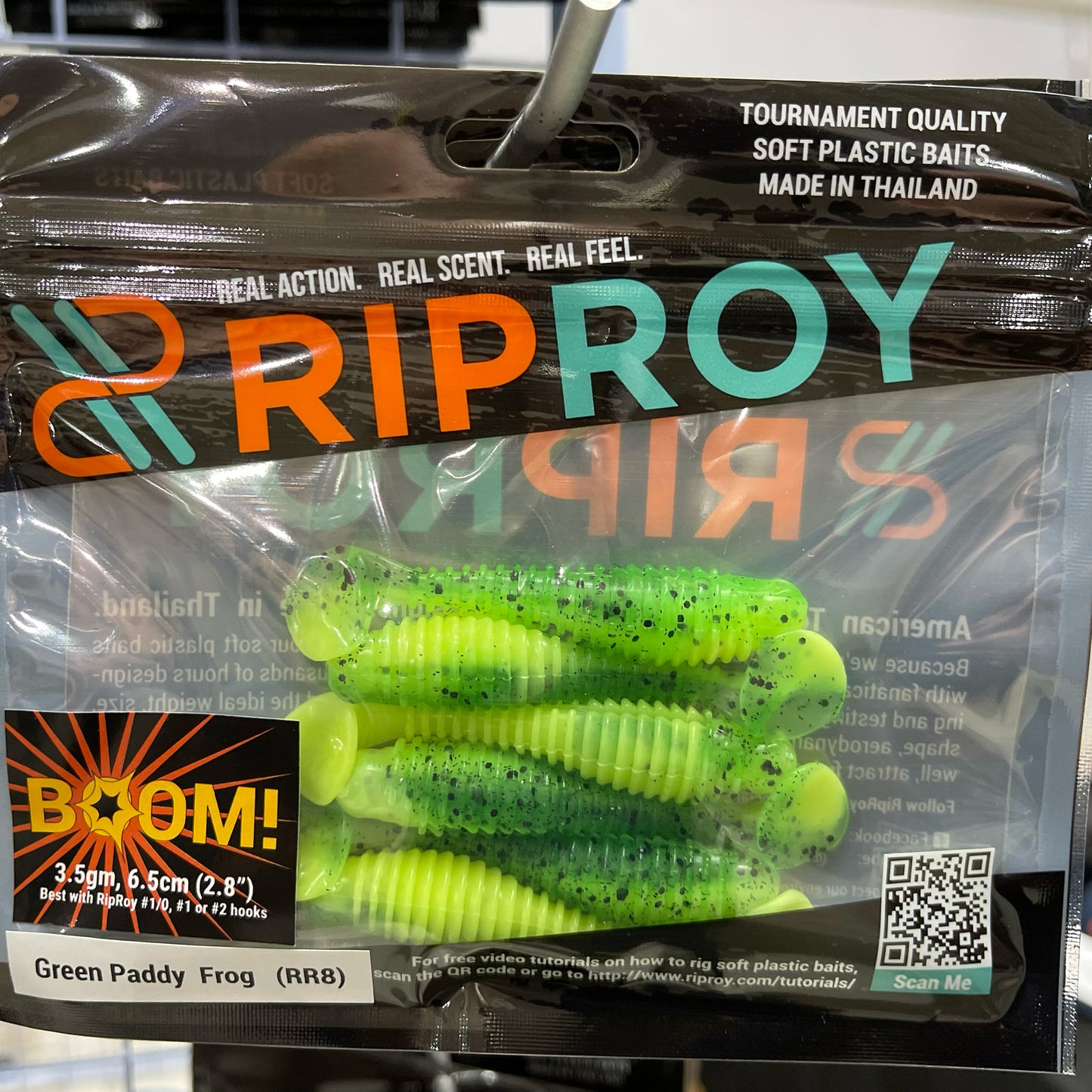 RipRoy BOOM ! เหยื่อยางขนาด 2.8 นิ้ว (6 ชิ้น) 