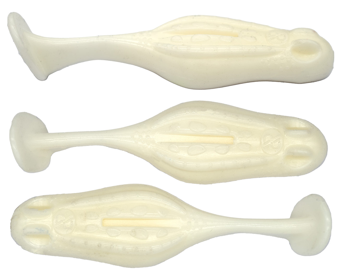 กยยาง RipRoy Li'l Polly "ลิล พอล-ลี" ขนาด 7.5cm (3.0"), 7.6g (บรรจุ 3 ตัว แถมฟรี ตัวเบ็ด 2/0) เหยื่อยาง เหมาะสำหรับตกปลาช่อน และปลาชาโด