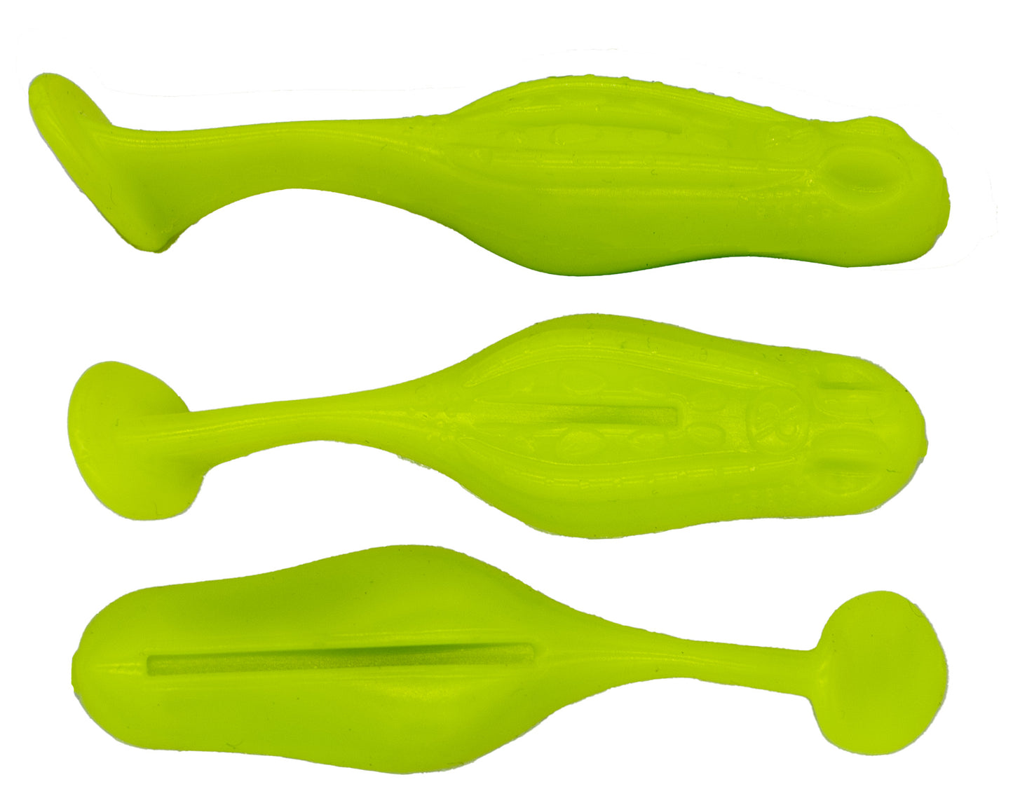 กยยาง RipRoy Li'l Polly "ลิล พอล-ลี" ขนาด 7.5cm (3.0"), 7.6g (บรรจุ 3 ตัว แถมฟรี ตัวเบ็ด 2/0) เหยื่อยาง เหมาะสำหรับตกปลาช่อน และปลาชาโด